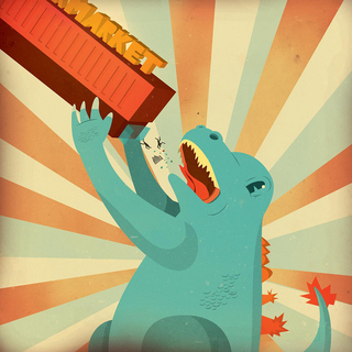 Illustration for article titled Retro Illustrations of Monsters at Work and Play